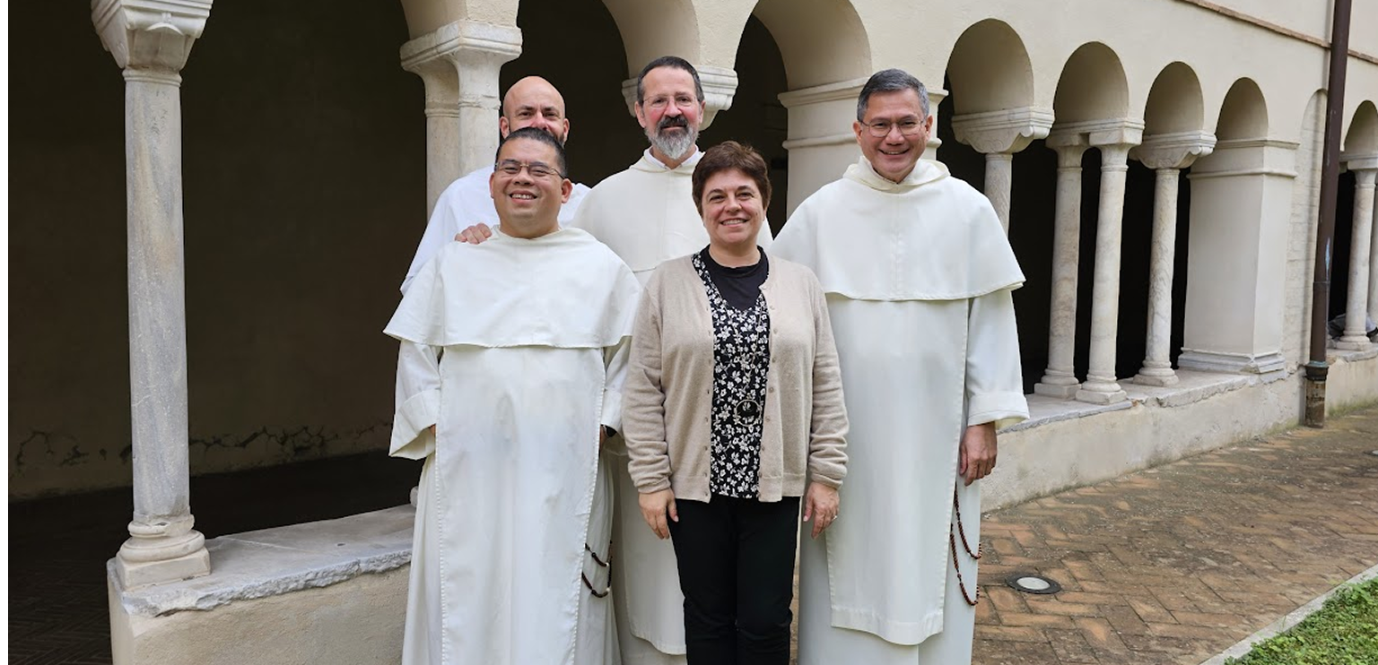 With the Master of the Order and the General Promoter of the Rosary – Rome – November 2024